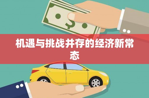 确山机遇与挑战并存的经济新常态