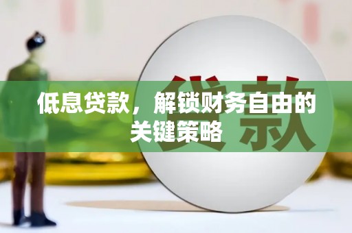 确山低息贷款，解锁财务自由的关键策略