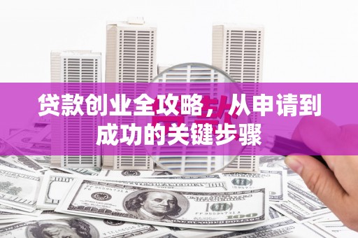 确山贷款创业全攻略，从申请到成功的关键步骤