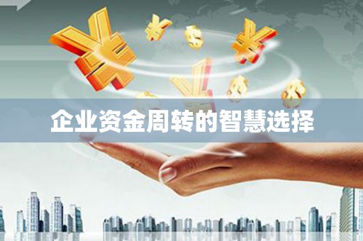 确山企业资金周转的智慧选择