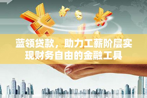 确山蓝领贷款，助力工薪阶层实现财务自由的金融工具