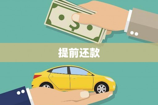 确山提前还款