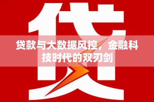 确山贷款与大数据风控，金融科技时代的双刃剑