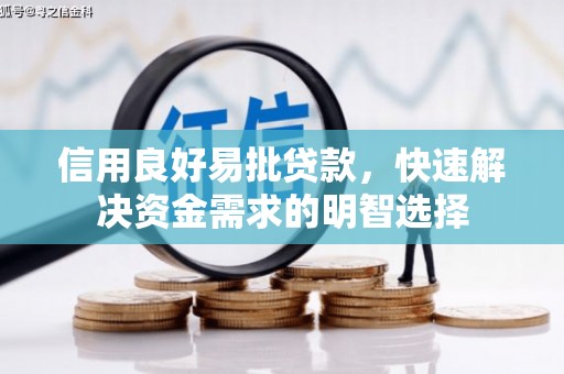 确山信用良好易批贷款，快速解决资金需求的明智选择