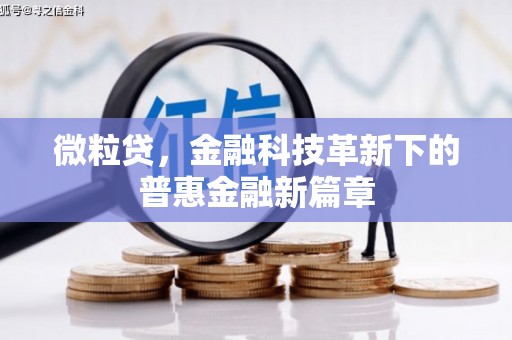 确山微粒贷，金融科技革新下的普惠金融新篇章