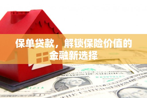 确山保单贷款，解锁保险价值的金融新选择