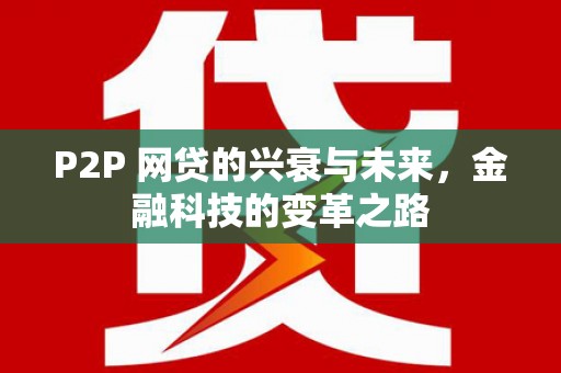 确山P2P 网贷的兴衰与未来，金融科技的变革之路