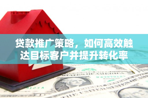 确山贷款推广策略，如何高效触达目标客户并提升转化率