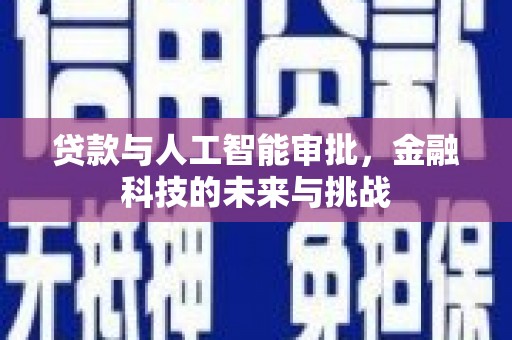 确山贷款与人工智能审批，金融科技的未来与挑战