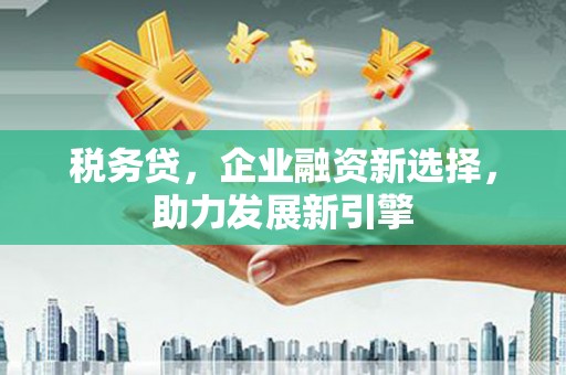 确山税务贷，企业融资新选择，助力发展新引擎