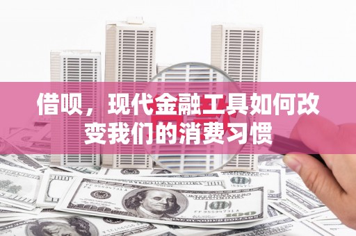 确山借呗，现代金融工具如何改变我们的消费习惯