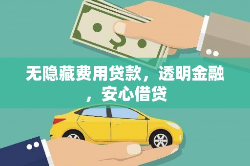 确山无隐藏费用贷款，透明金融，安心借贷