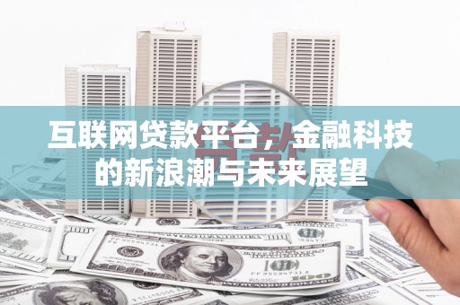 确山互联网贷款平台，金融科技的新浪潮与未来展望