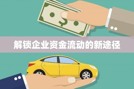 确山解锁企业资金流动的新途径
