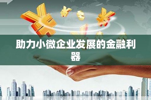 确山助力小微企业发展的金融利器