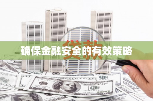 确山确保金融安全的有效策略