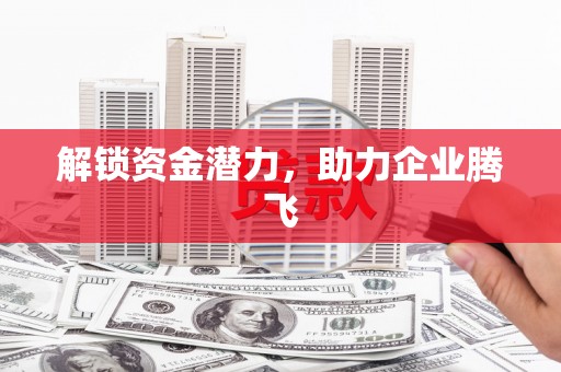 确山解锁资金潜力，助力企业腾飞
