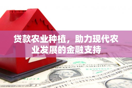 确山贷款农业种植，助力现代农业发展的金融支持