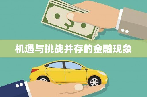 确山机遇与挑战并存的金融现象